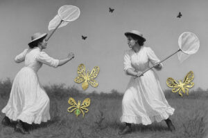 Natasha Dahnberg with help of AI The Land of the green Insects