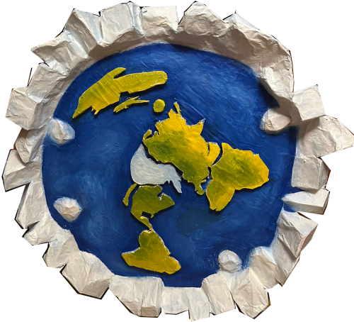 The Flat Earth by Ekaterina Sisfotnes
